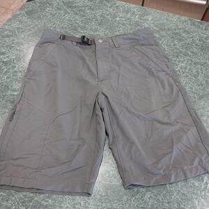 Patagonia Men's Sz 32 Stonycroft 10" Hiking Gray Nylon Shorts Summer Camping